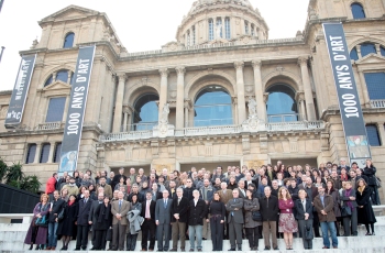 El conseller Tresserras amb els directors de museus de Catalunya