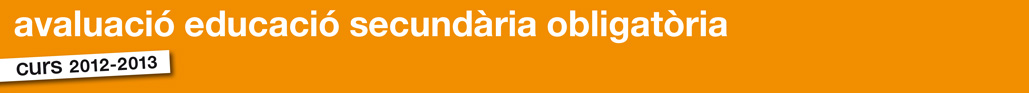 Prova d'avaluació de quart d'ESO 2012 