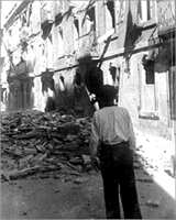 Efectes dels bombardejos a la Barceloneta