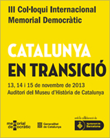 III Col·loqui Internacional Memorial Democràtic